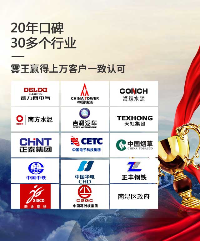 雾王缔造工艺加湿品牌